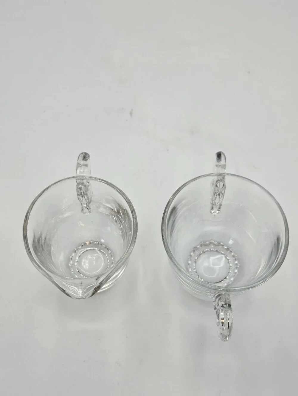 Heisey Lariat Footed Cream and Open Sugar Set